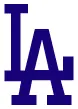 LA Dodgers decal